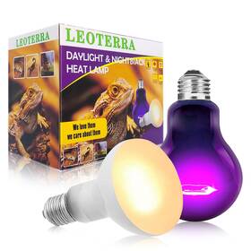 Hb100w Leoterra 100w Reptile Tank Use Incandescent Night Black Heat Bulbs And Uva L