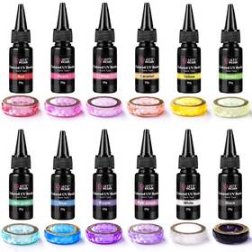 Alr00065 Lets Resin 12 Colors Uv Ultraviolet Clear Odorless And Low Shrinkage U