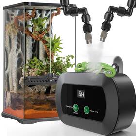 Ic501s Lewisia Reptile Humidifier With Timer 360 Rotating Nozzles Misting System F