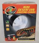 Lf-27 Zoo Med Mini Desert Uvb Lighting Combo New
