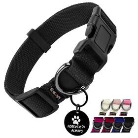 Ls0300 Likesing Cotton Dog Collar Quick Release With Buckle Adjustable Pet Colla