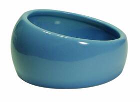 61682a1 Living World Ergonomic Food Dish For Small Animals Blue 4.22oz