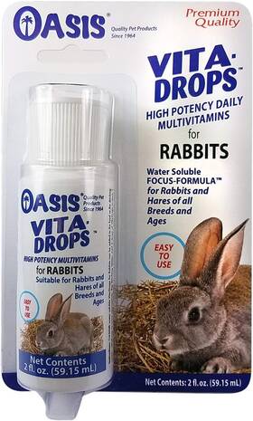 Llc 711181045291 Oasis Rabbit Vita Drops Liquid Multivitamin Supplement For Health Care