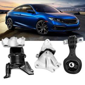 Fw015gk Longkees A65048 A65021 A65087 3pcs Engine Motor Mount And Trans Compatible With 20