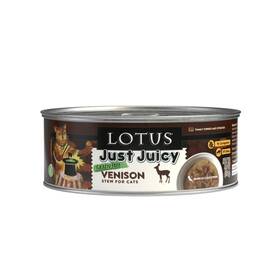 Lotus 784815105685 Just Juicy Venison Stew Grain-free Wet Cat Food 5.3oz Case Of 24