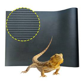 Tsb3 Luckitty Arbitrary Cutting Terrarium Reptile Carpet Mat Black