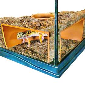 Lucky Critter 199284482425 Reptile Corner Underground Cave Viewing Hide Hognose Snake Corn Leopard