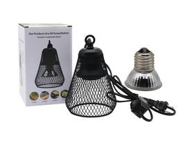 Lucky Farm 768486851454 Heating Lampshade Reptile Anti-scald Heater Guard With 25w Uva Uvb La
