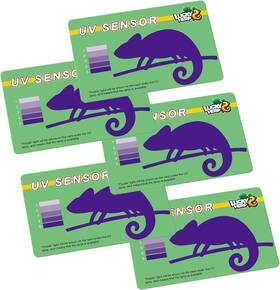 Lucky Herp 445027287219 Uv Test Card Uvb Sensor Testing Cards Reptile Uva Fluorescent