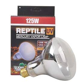 Lucky Herp 613706897562 Reptile Uva Uvb Mercury Vapor Bulb Lamp Screw Thread 125 Watt Coa