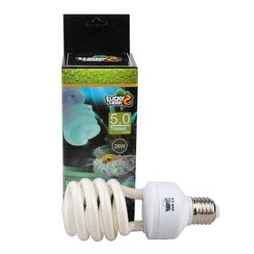 Lucky Herp 681413749931 5.0 Uvb Fluorescent Bulb Terrarium Lamp For Tropical Reptiles E26 Screw Threa
