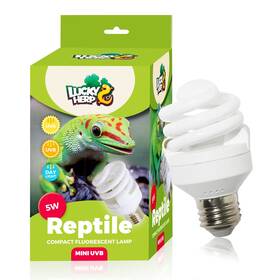 B-2052 Lucky Herp Mini Uva Uvb Reptile Light 5.0 5w Bulb For All Tropical And Sub Re