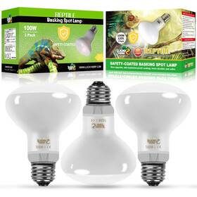 Ep100wus3p Lucky Herp New Upgrade 3 Pack 100w Reptile Heat Lamp Bulb 3nd Gen Safer Amphibian Uv