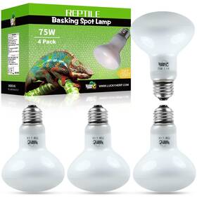 Fbsl100wus4p Lucky Herp 4 Pack 100w Reptile Heat Lamp Bulb 2nd Gen Amphibian Basking Light R