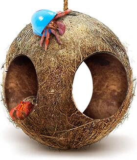 Mo-02 Luffy Pets Collection Sungrow Hermit Crab Hut Cozy Crabitat 3-hole Cage House Hideout Co