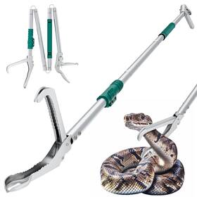 Lurmmue 707084402972 69 Inch Snake Grabber Tool Professional Heavty Duty Tongs Long Reach Grabb