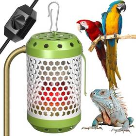 8s303 Lusta Led Co. Ltd Bird Cage Heater With 2 X 100w Ceramic Heat Lamp Bulbs Adjustable
