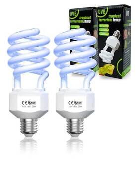 Us-win-3019-2-c-fba Lusta Led Co. Ltd 10.0 Uvb Bulbs For Reptiles 23w Uva Reptile Light Bulb Desert