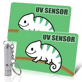 Luxvista 056776412580 Uvb Tester For Reptiles Uv Sensor Detector Card Light Heat L
