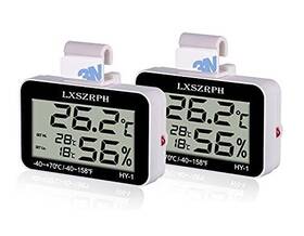 Lxszrph 778469590041 Reptile Thermometer Hygrometer With High Low Temperature Alarm Digital Temperatu