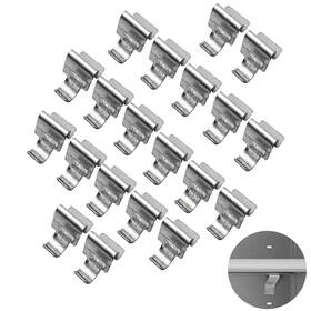 Zsyy0004 Lybysyxl 20pcs Metal Cabinet Shelf Clips Heavy Duty Durable Pilaster Support Cli