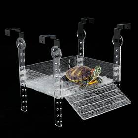 Lyl Leyouland 771077885646 Basking Platform For 10-55 Gallon Tank Adjustable Size Dock
