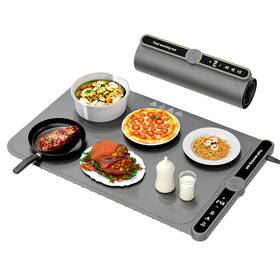 Grey1 Lysxp 2025 Food Warming Mat 15x23.6inch 9-level Temperature Adjustment Mult