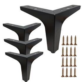 Kb415 M Mimhooy 5 Inch Black Furniture Legs For Set Of 4 Cabinet Dresse