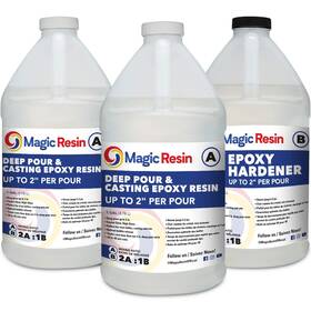 Dpc3 Magic Resin 3 Gallon 11.4 L 2ftft Deep Pour Casting And Art Epoxy Ki