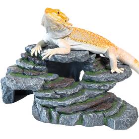 Mag002 Magtara Cliff And Cave Hideout Rainforest Series - Reptile Ledge Hide Basking Rock Terr