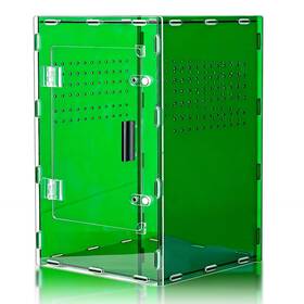 Ayc-deepgreen-8812 Maiyuolg 8x8x12 Acrylic Terrarium Reptile Tank Cyberpunk Deep Green Enclo