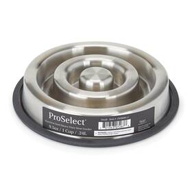 Zw8008 Master Grooming Tools Proselect Stainless Steel Heavy Duty Slow Feeder Small