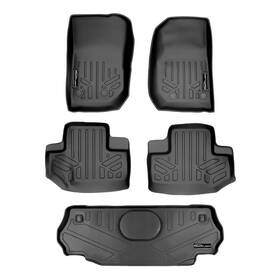 D0236 Max Liner A0194/b0236/d0236 Floor Mats 2 Rows And Cargo Set Black For