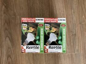 Mz-02 Mclanzoo White 2 Pack 75w Reptile High Efficiency Light Uva Daylight Spot Lamp