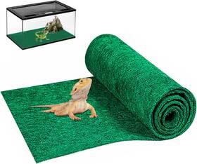 Mechpia 691199955174 47 Inch X 24 Large Reptile Carpet Terrarium Liner Bedding Substrate Mat For