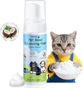 Mecids 445039759780 Pet Bowl Cleaning Mousse Cleaner Natural Plant-based Safe &