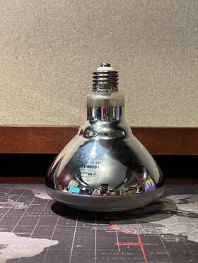 Mega-ray Pet Care 050644602159 Mercury Vapor Bulb - 160 Watts 120v Reptile Lighting