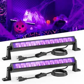 Mebluvd27 Meloght 38w Black Light Bar 60 Leds Blacklight Flood With Plug Switch Mebluvd27 Meloght 38w Black Light Bar 60 Leds Blacklight Flood With Plug Switch