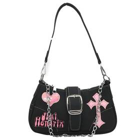 Meokim 744612975027 Y2k Accessories Wallet Crossbody Bag Gothic Retro Womens S