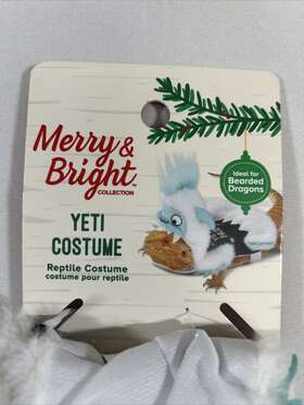 Merry & Bright 196481009660 And Reptile Yeti To Party Bearded Dragon Costume Outfit Holiday