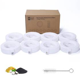 Eur1208 Mestrol 8 Packs Replacement Filter For 3.6l/4.6l/6l/8l Automatic Pet Waterer Dispense