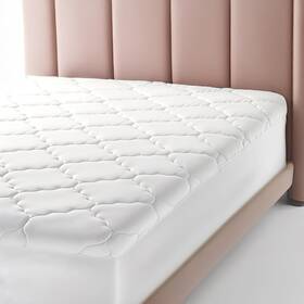 Cominhkpr86702 Micropuff Fitted Mattress Pad - Full Size 54 Inch X 75 Soft And