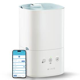 Miko 850012855408 Ultrasonic Humidifiers For Bedroom Baby - Pre Filter Wifi App Controlle