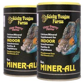 B01iqmezp4 Miner-all Reptile Calcium Supplement 6oz 2 Pack - Veterinarian Trusted