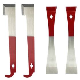 Miokun 746198669451 4 Pack Steel Bee Hive Tool Frame Lifter And Scraper For Beekeepers J