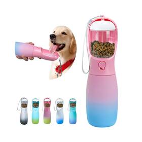 Mtpetsp-1004 Mitocapy Dog Water Bottle With Food Container 19oz Large Capacity Portable ... Fast Ship