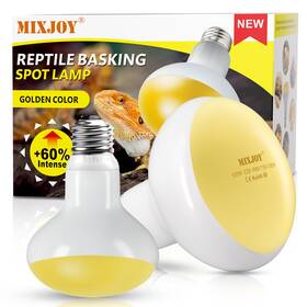 Pr80-mg-2pc Mixjoy 2pack Reptile Heat Lamp Bulbs 100w 60% Intense Bulb Uva Daylight
