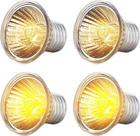 Moonorange 705353961724 4pcs Heat Lamp Bulb Light E27 Bulbs For Lizard Tortoises Snakes Spiders Rep