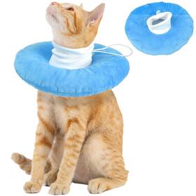 C313-940bq Morvigive Adjustable Cat Neck Cone Comfortable Elizabethan Recovery Collar After Surge