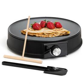 Ecm-156nv Moss & Stone And 12 Inch Electric Griddle Crepe Maker Machine. M
